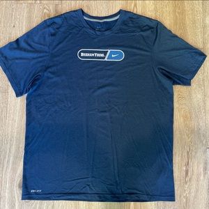 Nike men’s Brigham Young University Dry-Fit short sleeved shirt size L